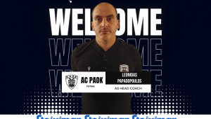 Προπονητής στο Ποδόσφαιρο Σάλας του ΠΑΟΚ ο Λεωνίδας Παπαδόπουλος!