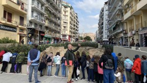 Ξενάγηση στο ιστορικό κέντρο της Θεσσαλονίκης για τους μικρούς κολυμβητές του ΠΑΟΚ